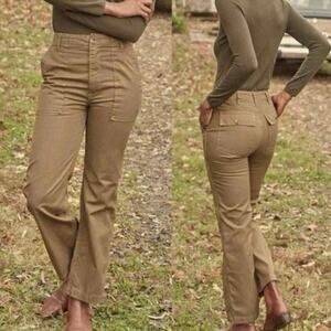 Doen Wilder Pant In Deep Army Green 25 NWT